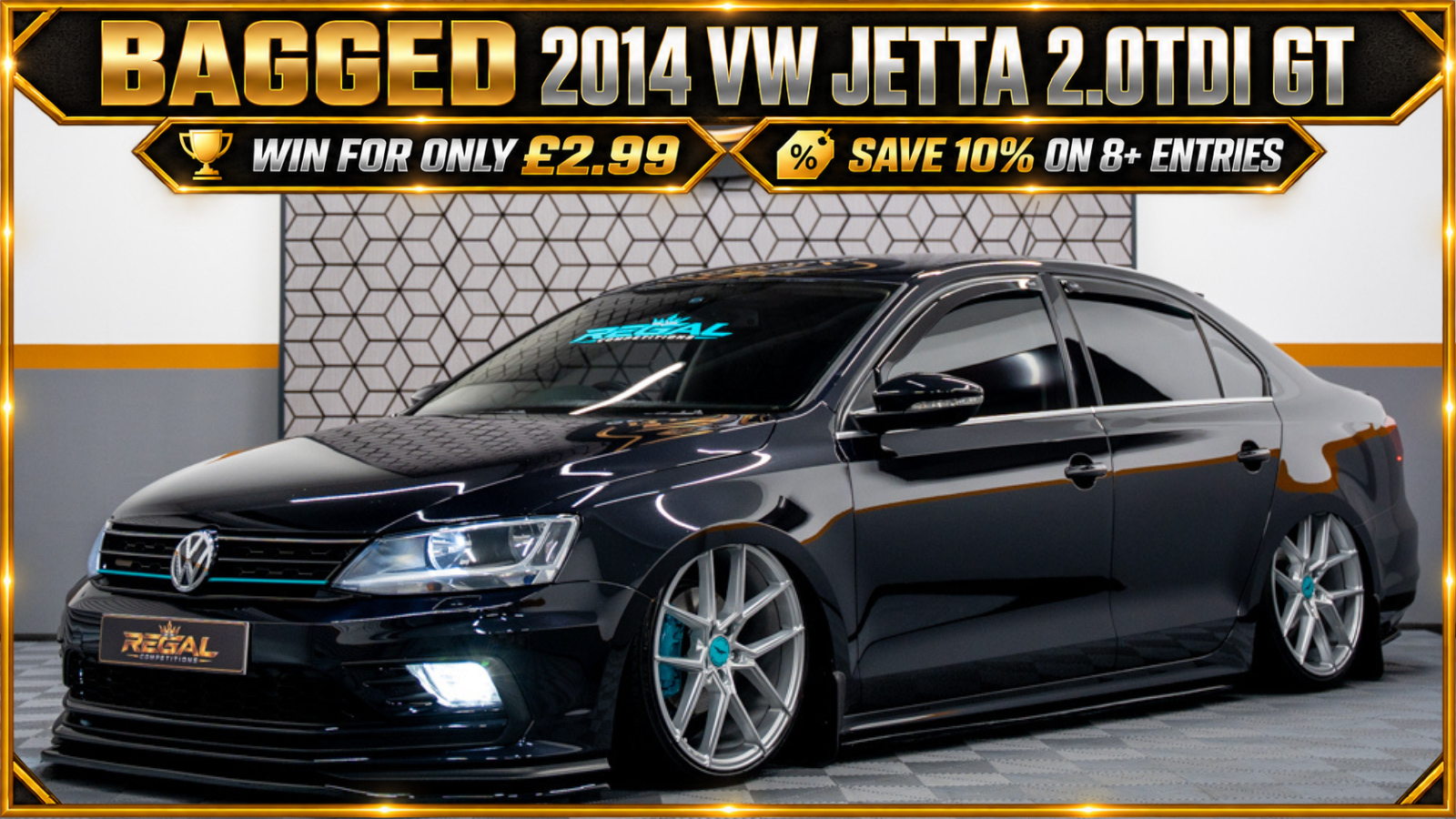 2014 BAGGED VW JETTA 2.0TDI GT