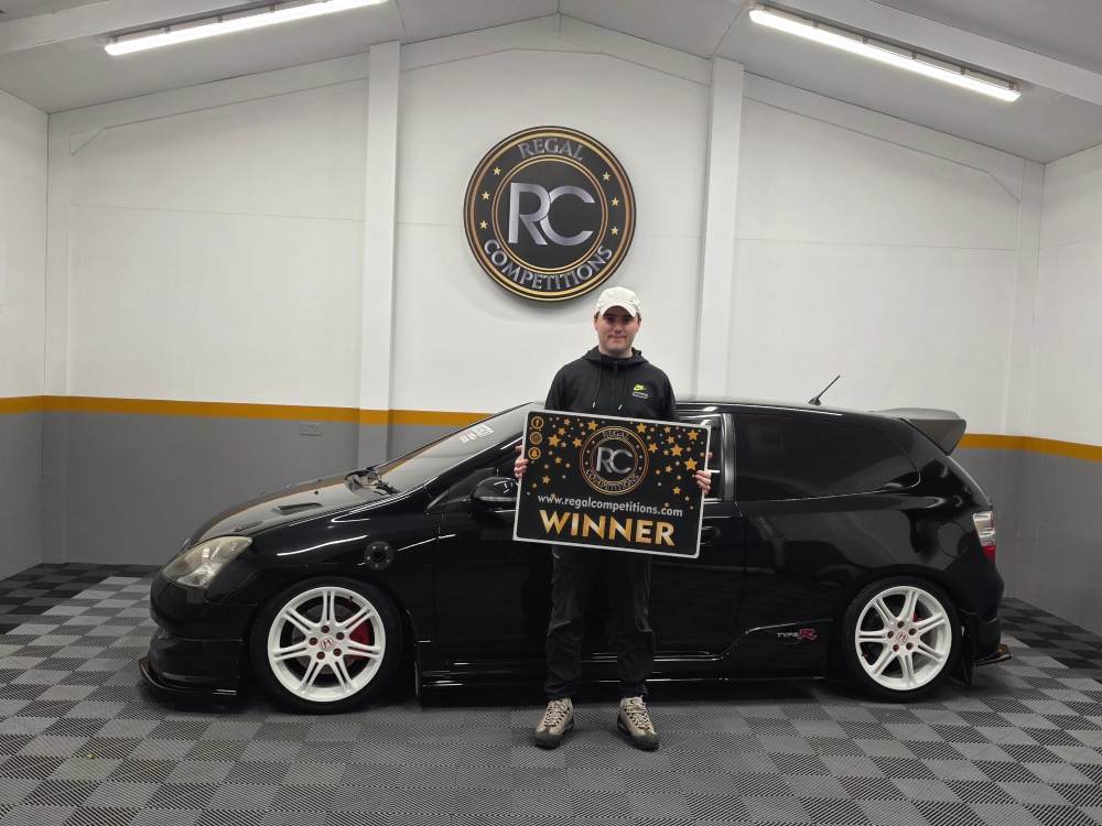 TOMMY WHELAHAN FROM CO.WESTMEATH- TURBO TYPE R WINNER