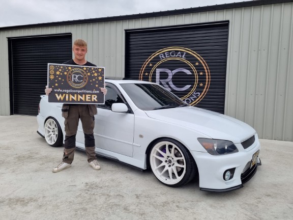 MATTHEW BENSON FROM COUNTY FERMANAGH- WINNER OF WHITE LEXUS IS200 SPORT TURBO