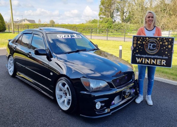 KIERA KYNE FROM COUNTY MAYO-WINNER OF 2003 BLACK LEXUS IS200 TURBO