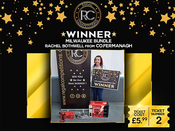 RACHEL BOTHWELL FROM COUNTY FERMANAGH- WINNER OF THE MILWAUKEE BUNDLE
