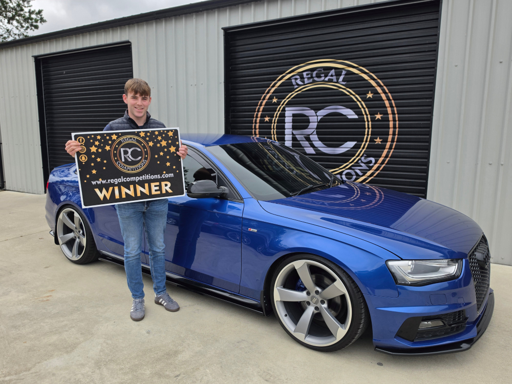GAVIN DRUMM FROM CO.WESTMEATH- AUDI A4 SLINE WINNER