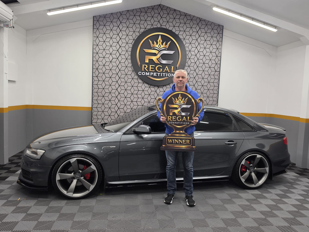 STUART PARKINSON FROM CO.FERMANAGH- AUDI A4 SLINE WINNER