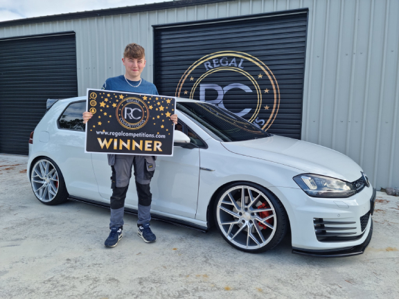KILLIAN DOWD FROM COUNTY CAVAN- WINNER OF 2015 WHITE MK7 GTD VW GOLF