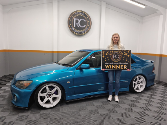 EMMA HUGHES FROM COUNTY DERRY/LONDONDERRY - WINNER OF ATLANTIS BLUE IS200 TURBO