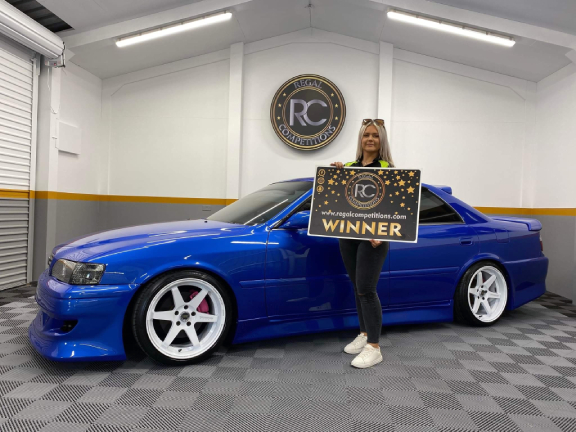VICTORIJA ALFIMOVAITE FROM CO. DOWN- WINNER OF BLUE TOYOTA CHASER