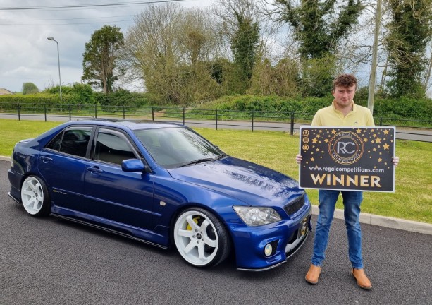 OISIN McGOWAN FROM COUNTY ROSCOMMON- WINNER OF THE BLUE IS300 MANUAL