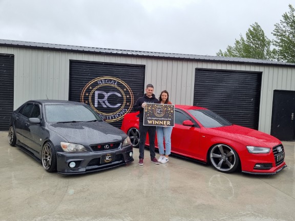 GARY PRESTON FROM COUNTY WESTMEATH- WINNER OF 2 CAR SPECIAL- LEXUS & AUDI
