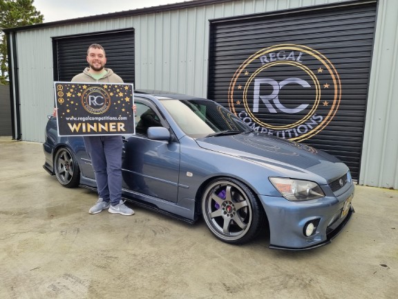 STEVEN FORWARD FROM COUNTY TYRONE- WINNER OF MOONSTONE BLUE IS200 SPORT TURBO