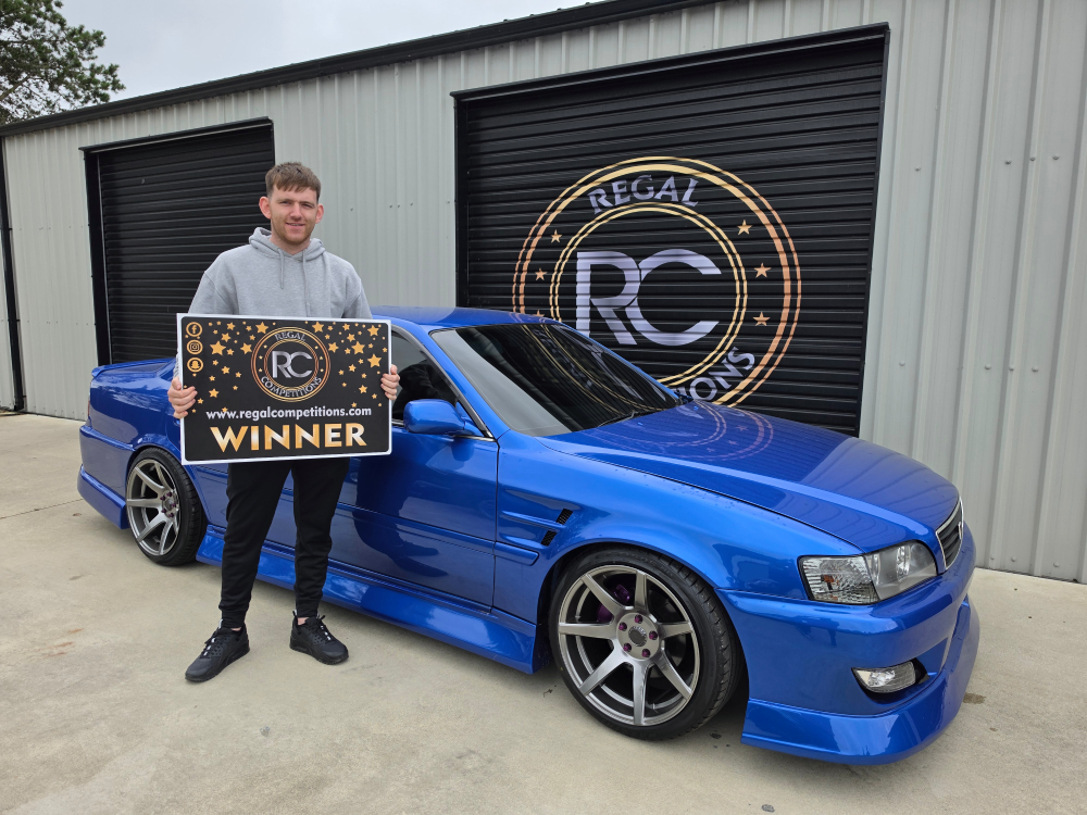 ADAM LOUGHMAN FROM CO.LAOIS- BLUE TOYOTA CHASER WINNER