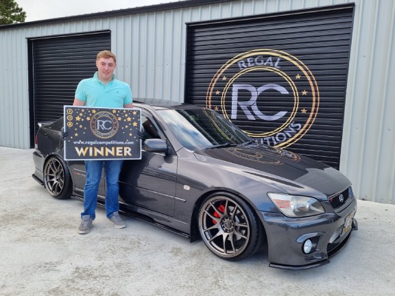 DARRAGH McCOLE FROM COUNTY DONEGAL- WINNER OF 2003 GREY LEXUS IS200 SPORT TURBO
