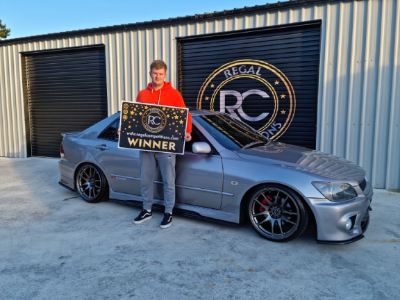 CORMAC WHITMORE FROM CO.WICKLOW- WINNER OF 2004 GREY IS200 LE TURBO