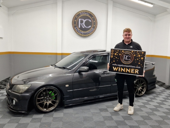 PEARCE KELLY FROM CO. LAOIS- WINNER OF GREY LEXUS IS200 TURBO