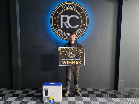 JAKE FRASER FROM COUNTY TYRONE- WINNER OF PS5 BUNDLE
