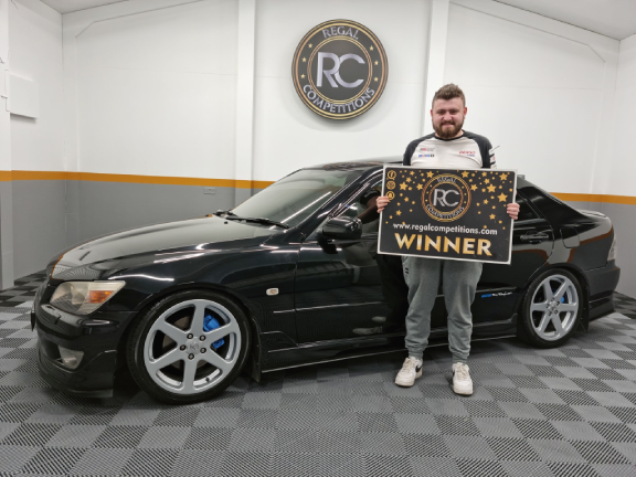 JOSEPH DEVERY FROM CO. WESTMEATH- WINNER OF 2005 BLACK LEXUS IS200