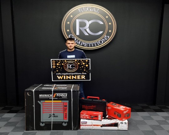 LAIMIS AULOSEVICIUS FROM COUNTY MONAGHAN- WINNER OF THE GARAGE BUNDLE