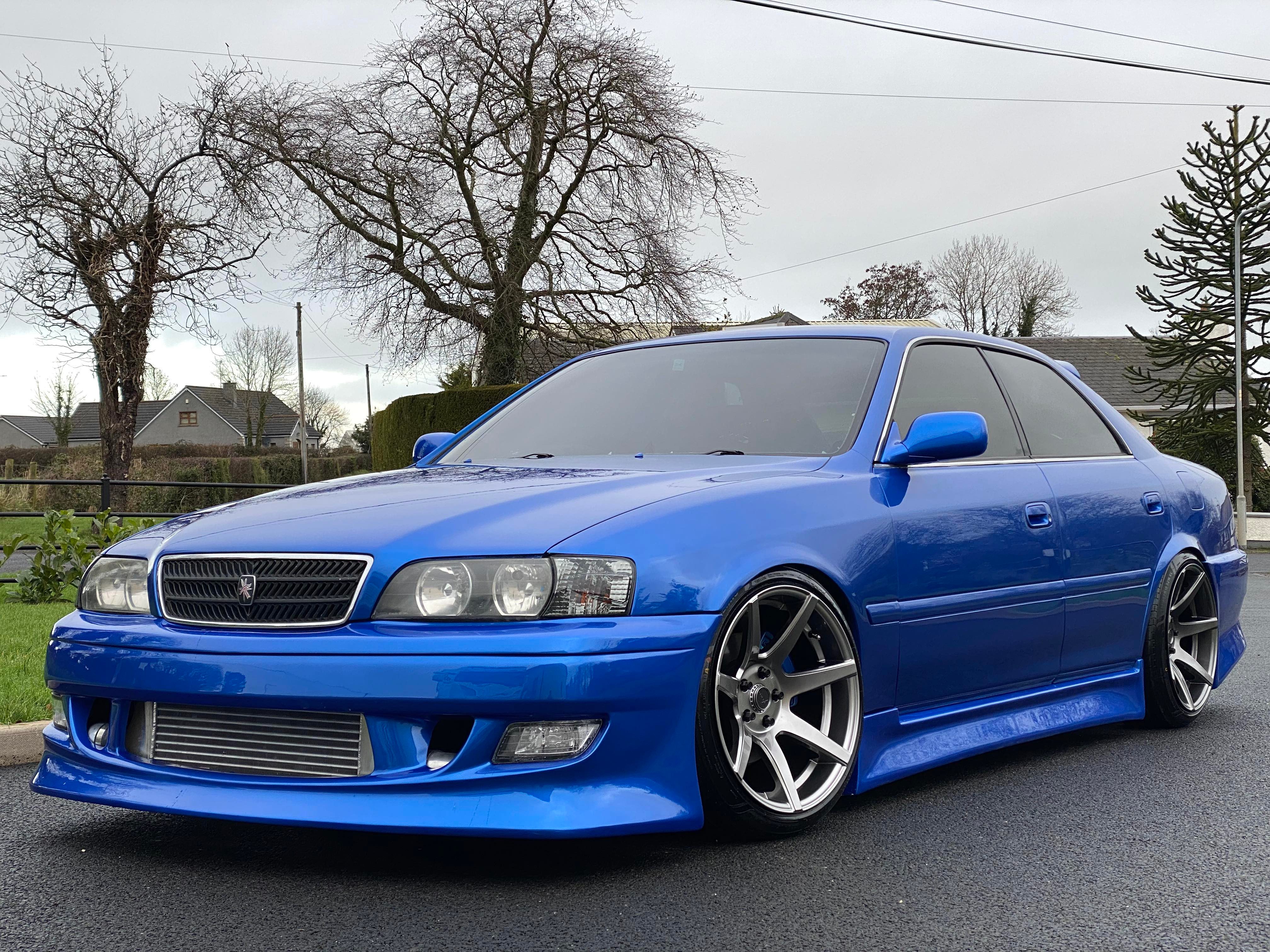 1999 BAYSIDE BLUE TOYOTA CHASER JZX100 TOURER V