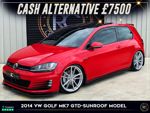 2014 VW GOLF MK7 GTD- SUNROOF MODEL OR £7500 CASH