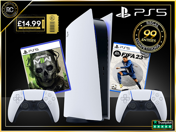LOW ODDS SONY PS5 BUNDLE-99 ENTRY SPECIAL