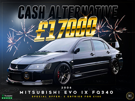 2006 MITSUBISHI EVO IX FQ340 OR £17000 TAX FREE CASH