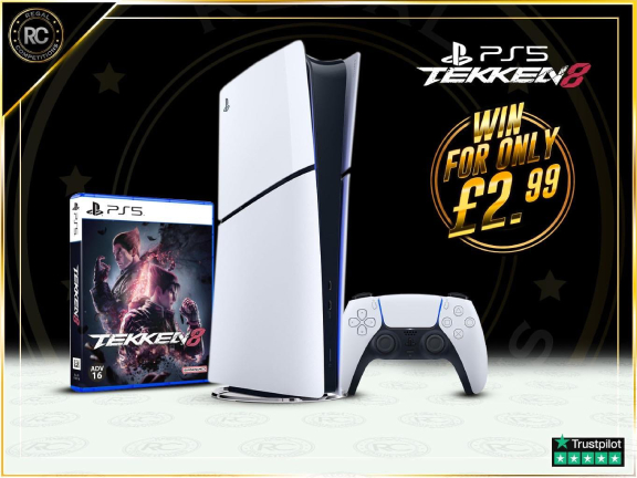 SONY PS5 SLIM CONSOLE & TEKKEN 8 GAME