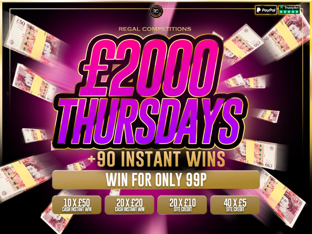 &pound;2000 THURSDAYS + 90 INSTANT WINS #2