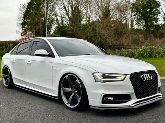 2013 WHITE AUDI A4 S LINE