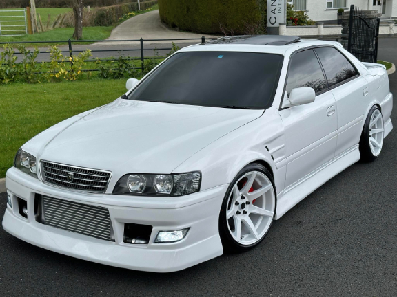 1997 WHITE TOYOTA CHASER JZX100 TOURER V-SUNROOF MODEL
