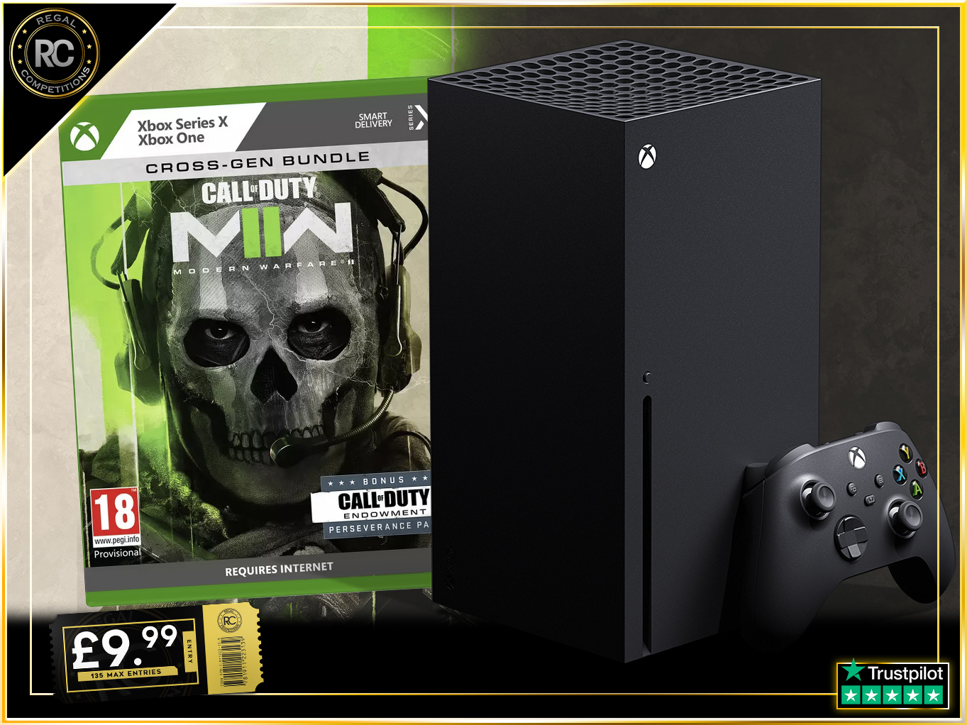 XBOX SERIES X & COD MW2 BUNDLE