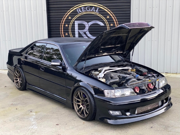 1997 BLACK TOYOTA CHASER JZX100 TOURER V