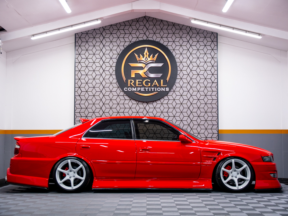 RED TOYOTA CHASER JZX100 TOURER V- ONLY 595 MAX ENTRIES