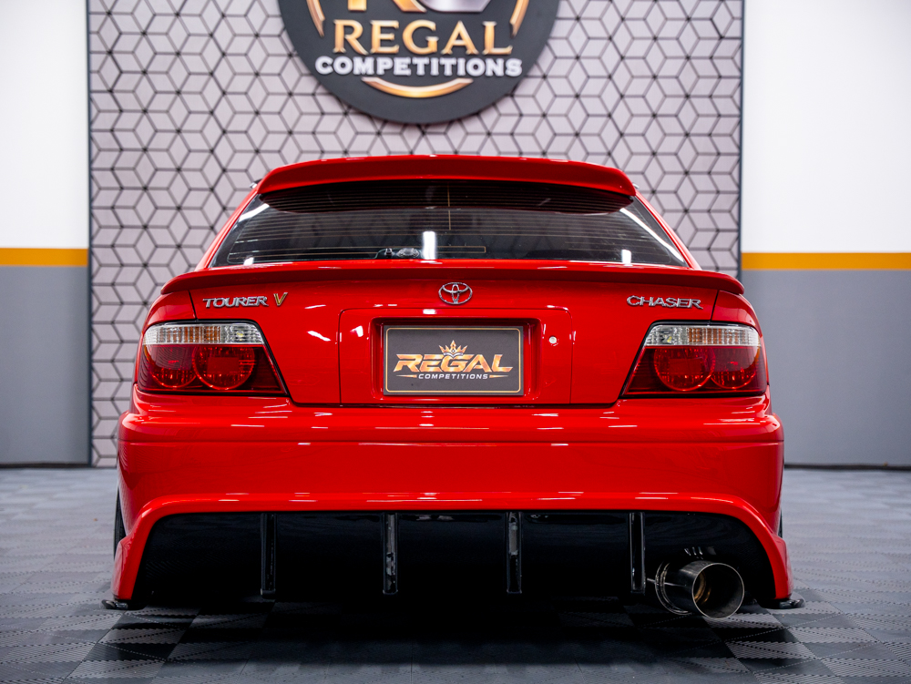 RED TOYOTA CHASER JZX100 TOURER V- ONLY 595 MAX ENTRIES