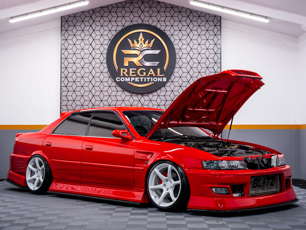 RED TOYOTA CHASER JZX100 TOURER V- ONLY 595 MAX ENTRIES