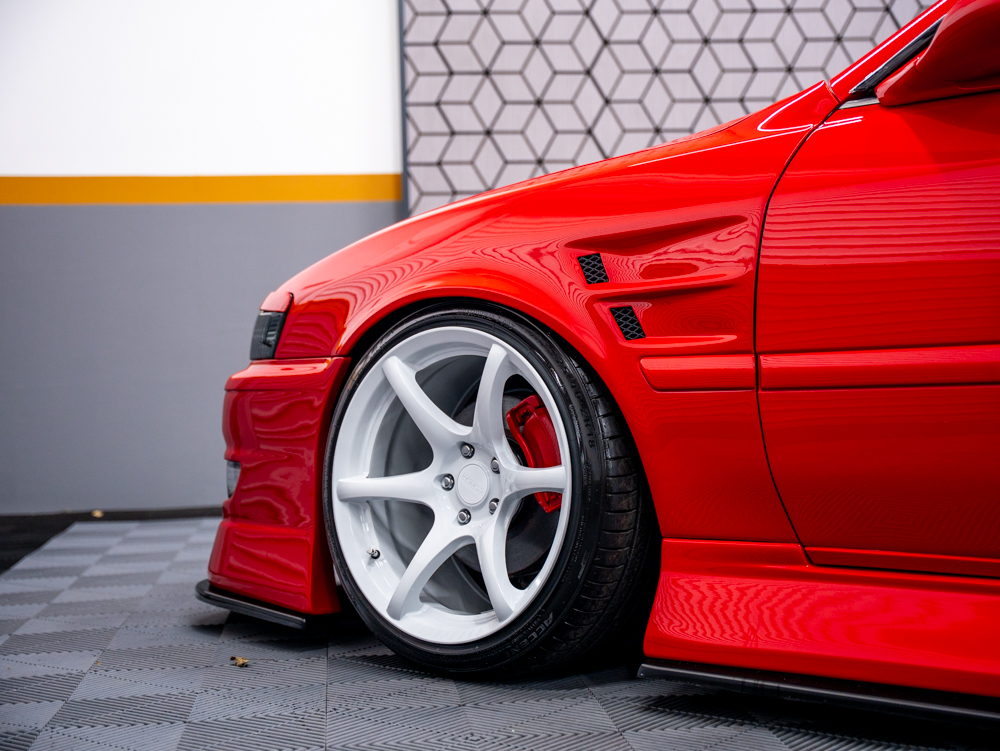 RED TOYOTA CHASER JZX100 TOURER V- ONLY 595 MAX ENTRIES