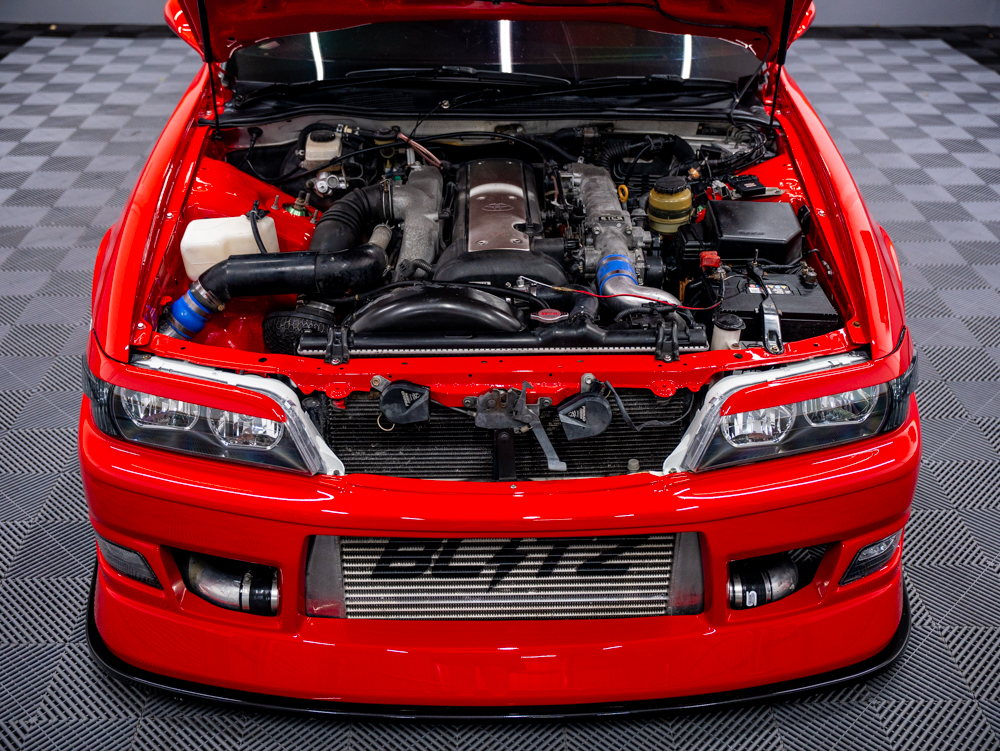 RED TOYOTA CHASER JZX100 TOURER V- ONLY 595 MAX ENTRIES