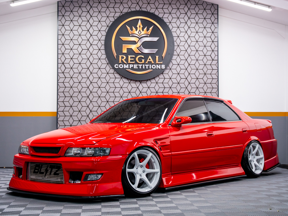 RED TOYOTA CHASER JZX100 TOURER V- ONLY 595 MAX ENTRIES